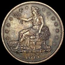 1875-S Silver Trade Dollar CLOSELY UNCIRCULATED