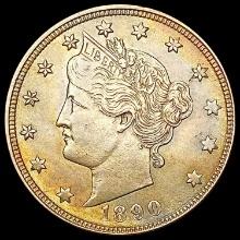 1890 Liberty Victory Nickel CHOICE AU