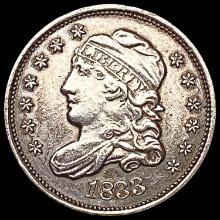 1833 Capped Bust Half Cent CLOSELY UNCIRCULATED