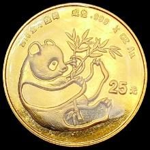 1984 1/4oz Gold Chinese Panda GEM PROOF