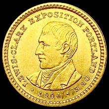 1904 Lewis & Clark Rare Gold Dollar UNCIRCULATED