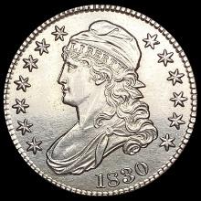 1830 Capped Bust Half Dollar UNCIRCULATED