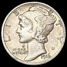 1916-S Mercury Dime CLOSELY UNCIRCULATED