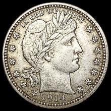 1914 Barber Quarter CLOSELY UNCIRCULATED