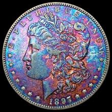 1897-O Morgan Silver Dollar CHOICE AU