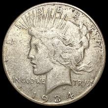 1934-S Silver Peace Dollar NICELY CIRCULATED