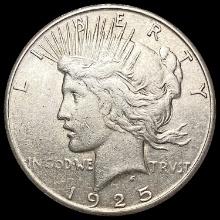 1925-S Silver Peace Dollar CLOSELY UNCIRCULATED