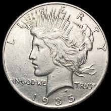 1935 Silver Peace Dollar CLOSELY UNCIRCULATED