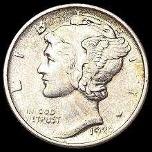 1920-S Mercury Dime CHOICE AU