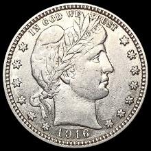 1916-D Barber Quarter CLOSELY UNCIRCULATED