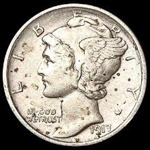 1917-S Mercury Dime CLOSELY UNCIRCULATED