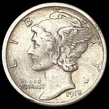 1918-S Mercury Dime CLOSELY UNCIRCULATED