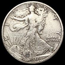 1916-S Walking Liberty Half Dollar NICELY CIRCULAT