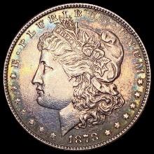 1878 8TF Morgan Silver Dollar CLOSELY UNCIRCULATED