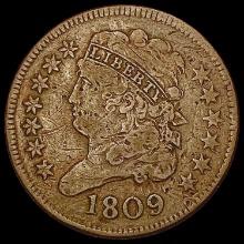 1809 Classic Head Half Cent LIGHTLY CIRCULATED