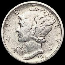 1918-D Mercury Dime CLOSELY UNCIRCULATED