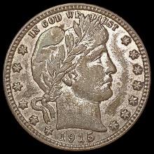 1915-D Barber Quarter CLOSELY UNCIRCULATED