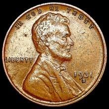 1931-S Wheat Cent CLOSELY UNCIRCULATED