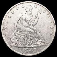 1849-O Seated Liberty Half Dollar CLOSELY UNCIRCUL