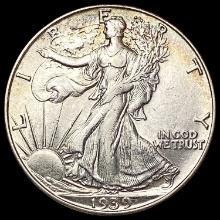 1939-D Walking Liberty Half Dollar CHOICE AU