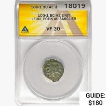 100-1 BC Leuci, Potin AU Sanglier AE Unit ANACS VF