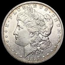 1887-S Morgan Silver Dollar CHOICE AU