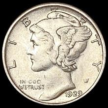 1929-S Mercury Dime CHOICE AU