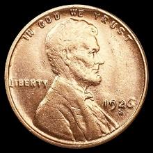 1926-S Wheat Cent CLOSELY UNCIRCULATED