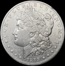 1893-CC Morgan Silver Dollar NEARLY UNCIRCULATED