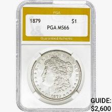 1879 Morgan Silver Dollar PGA MS66