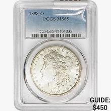 1898-O Morgan Silver Dollar PCGS MS65