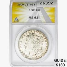 1900-O Morgan Silver Dollar ANACS MS63