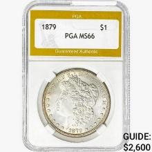 1879 Morgan Silver Dollar PGA MS66