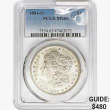 1884-O Morgan Silver Dollar PCGS MS65