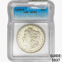 1884-S Morgan Silver Dollar ICG AU50