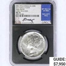 2017 $25 1oz APE Moy Signed NGC MS70 High Relief