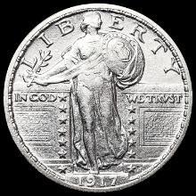 1917-S Standing Liberty Quarter NEARLY UNCIRCULATED
