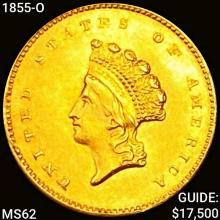 1855-O Rare Gold Dollar UNCIRCULATED