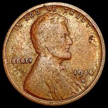 1914-D Wheat Cent NEARLY UNCIRCULATED