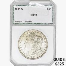 1884-O Morgan Silver Dollar PCI MS65