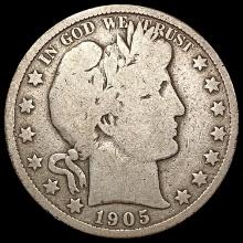 1905-O Barber Half Dollar NICELY CIRCULATED
