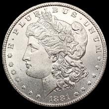 1881-CC Morgan Silver Dollar GEM BU