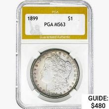 1899 Morgan Silver Dollar PGA MS63