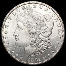 1881-CC Morgan Silver Dollar GEM BU