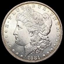 1881 Morgan Silver Dollar GEM BU