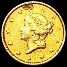 1852 Rare Gold Dollar LIGHTLY CIRCULATED