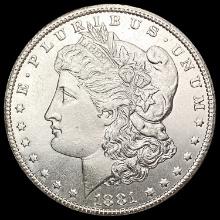 1881-CC Morgan Silver Dollar GEM BU