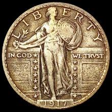 1917 T2 Standing Liberty Quarter LIGHTLY CIRCULATED