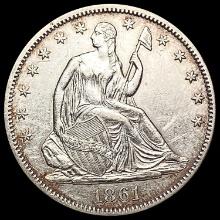 1861 Seated Liberty Half Dollar UNCIRCULATED