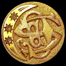 US $5 Gold Love Token HIGH GRADE